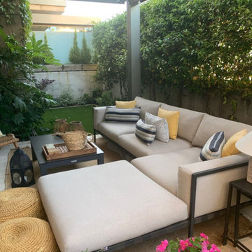 El jardín recuperado para su disfrute.
