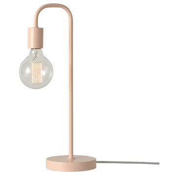 Holden 18" Matte Pale Pink Table Lamp