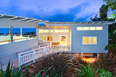 Inspiration for a beach style exterior in Sydney.