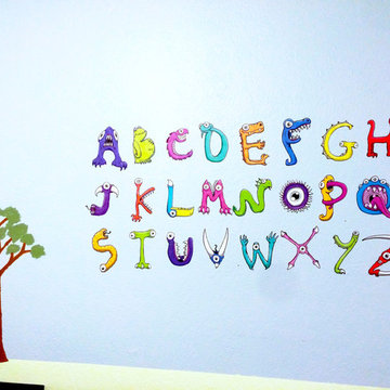 Narwall Kids Room Design - Fun Landscape