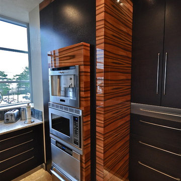 High Gloss Applewood with Wenge