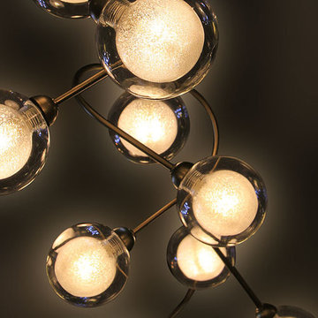 REFLECTION SNOW MODERN MULTI PENDANT CHANDELIER