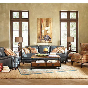 Farmhouse-Style Living Room