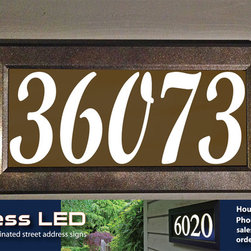 Address LED  - illuminated house numbers - House Numbers