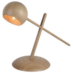 Midcentury Desk Lamps Solid Wood Adjustable Task Reading Lamp