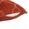 Ogee Tatami Faux Fur Throw Blanket and Pillow Shell Set, Burnt Orange
