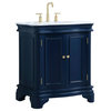 30" Single Bathroom Vanity Set, Blue, Vf52030Bl