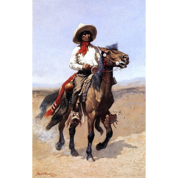 Frederic Remington A Regimental Scout, 18"x27" Wall Decal