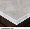 Brittany 36" Single Vanity, Urban Gray, 2cm Carrara White Marble Top