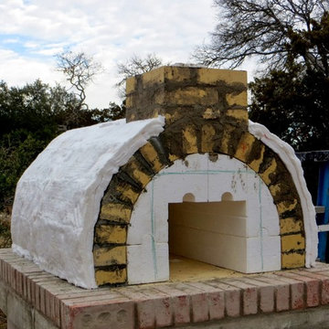 The Molina Family Wood Fired Brick Pizza Oven in Texas