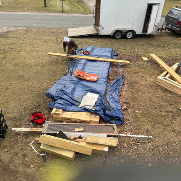 Front Porch w/ Handicap Ramp Build