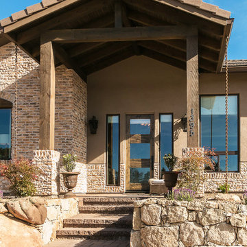Unique Sculptured Thin Brick Project - Coronado Stone Products Thin Brick Series