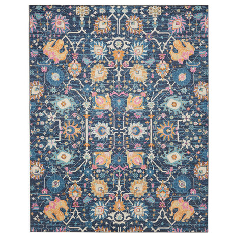 Nourison Passion 9' x 12' Navy Bohemian Indoor Area Rug
