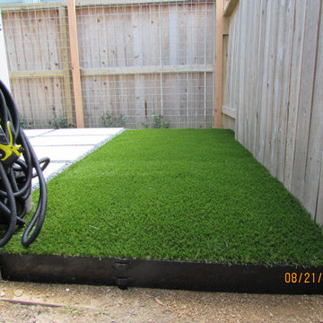 Transforming a patch of grass to a fun and functional space.