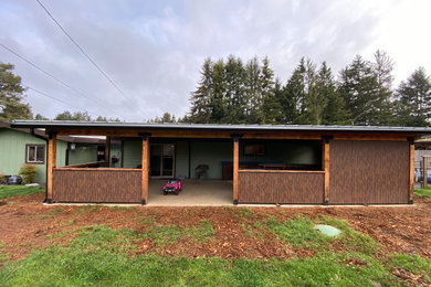 Example of a mountain style exterior home design in Other