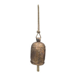 Matr Boomie (Bell) - Handmade Copper Giant Bell, 11.5" - Decorative Objects And Figurines