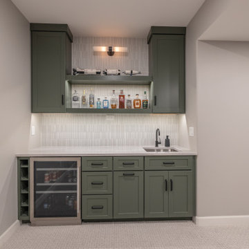 Family-Friendly Basement Remodel with Custom Features