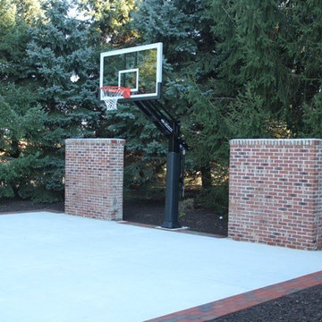 Robert F's Pro Dunk Platinum Basketball System on a 32x32 in Chesterfield, NJ