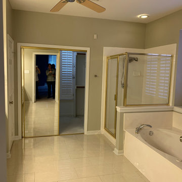 BEFORE Bathroom - Modern Home Remodel in Dallas, TX