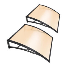 Door Window Outdoor Awning 2-Whole Hollow Poly Carbonate Sheets Cover