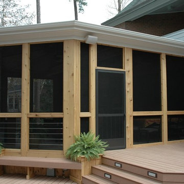Custom Residence Design - Screened Porch Addition