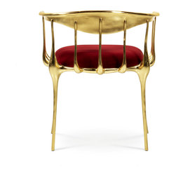 N&ordm;11 BURGUNDY Chair - Dining Chairs