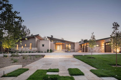 Example of a trendy exterior home design in Other