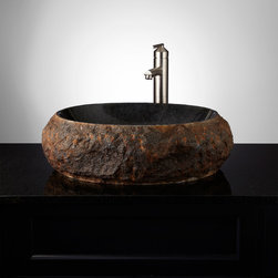 RIDGE NATURAL STONE VESSEL SINK - Bathroom Sinks