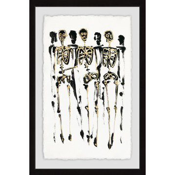 "Golden Bones" Framed Painting Print, 12"x18"