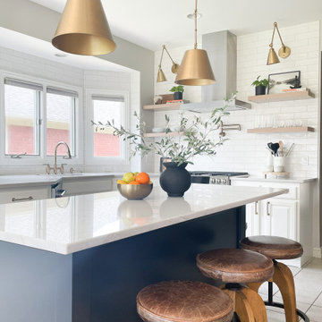 The Forest Way Renovation: The Three-Toned Kitchen