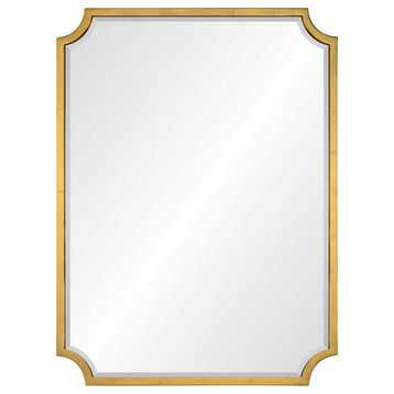 Clara Mirror, Gold, 30 X 40"