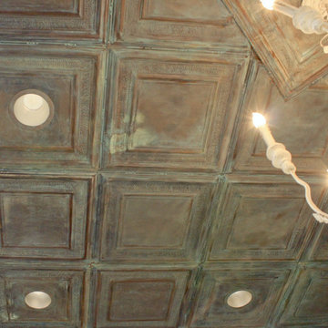 Weathered Copper Ceiling Tiles