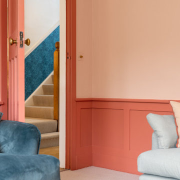 Playful Tones & Balance Lay-On Shaker Media Wall & Living Room Wall Panelling
