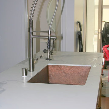 Neolith and Native Trails Copper Sink
