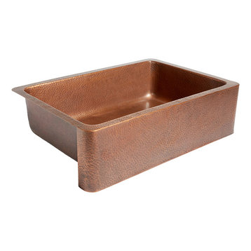 Adams 33" Farmhouse Copper Single Bowl Kitchen Sink