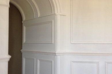 painted panelled room