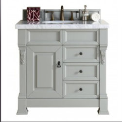Brookfield 36'' Single Vanity with Drawers - Vanity Tops And Side Splashes