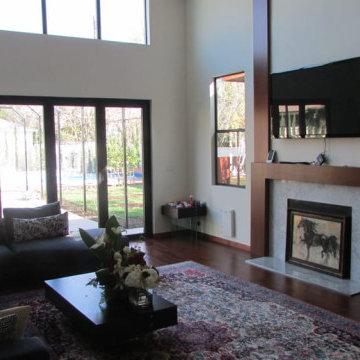 Aristocrat Living Space with Large Glass Windows