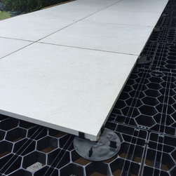 Second Story Stone Deck - Landscaping Stones And Pavers