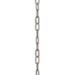 Progress Lighting - Progress Lighting 10' 9Ga (.148) Chain, Forged Bronze - Ten feet of 9 gauge chain in Forged Bronze finish. Solid chain permits installation of chain-hung fixtures on high ceilings. Maximum fixture weight 50 lbs.