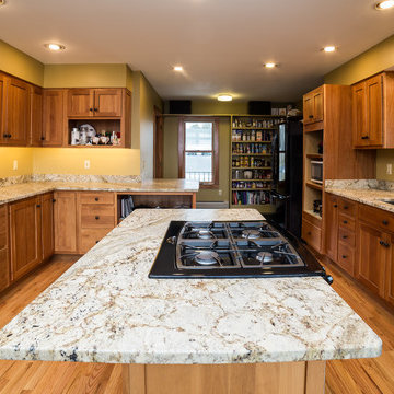 Leathered Typhoon Bordeaux Kitchen