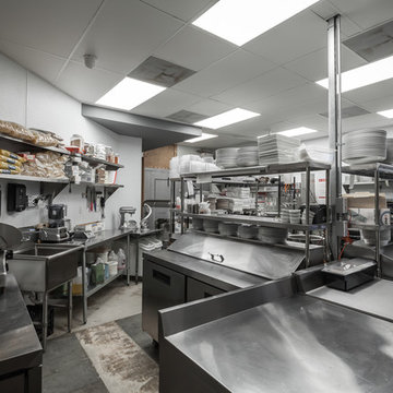 Miami Contemporary Industrial Pizza Restaurant Design