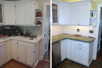 San Francisco Reface with White Shaker doors