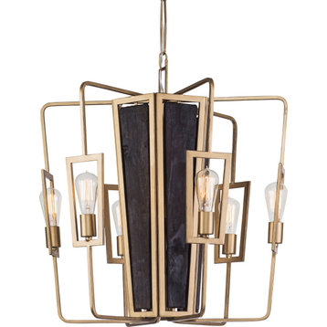 Madeira Chandelier - Rustic Gold, 6