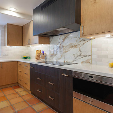 New cooktop replaces the propane-fueled stove.