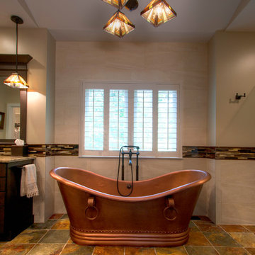 Arts and Crafts Master Bath