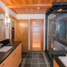 Wood Doors w/ Wood Trim