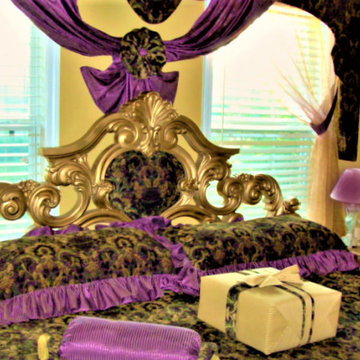 Royal princess bedroom for an adults