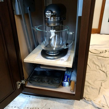 Updated Combination Paint & Stain Kitchen