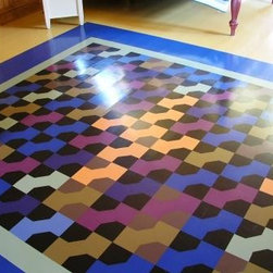 Painted Area Rugs - Area Rugs